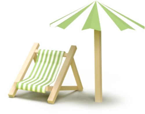Dù, umbrella, ghế, du lịch, travel, 3D