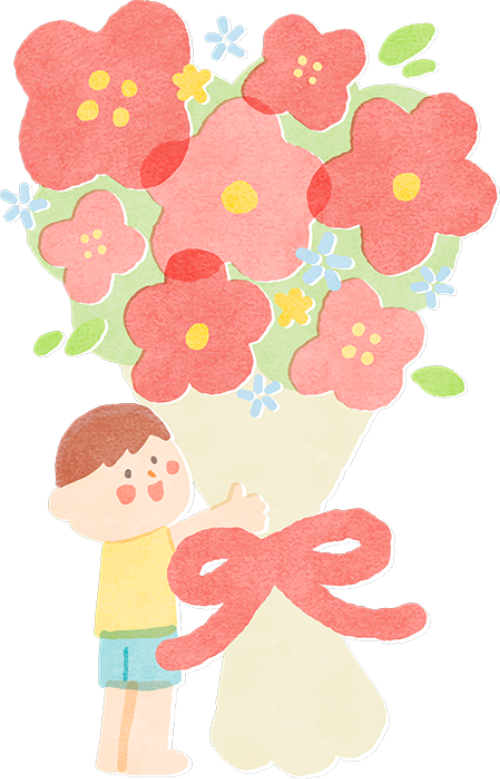 Hoa, flower, bó hoa, bouquet, cute, dễ thương