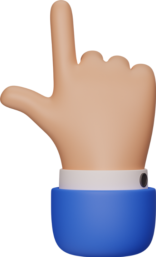 Bàn tay, hand, ngón tay chỉ, pointing finger