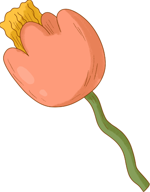 Hoa, hoa lá, flower, watercolor 1