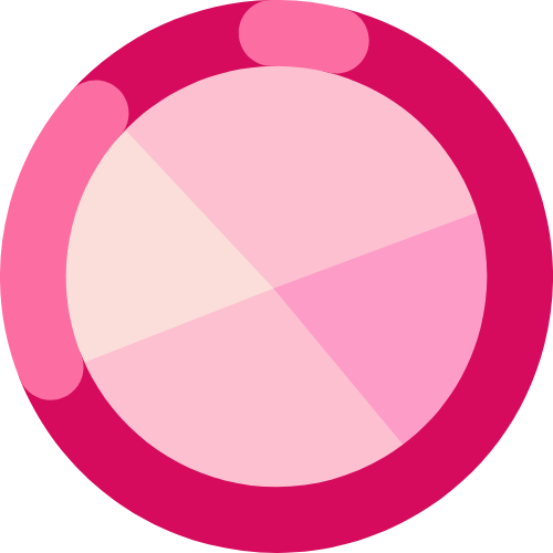 Hình tròn, circle, vòng tròn, cute, dễ thương, pink
