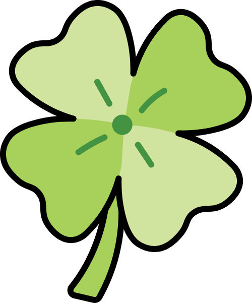 Cỏ bốn lá, cỏ, clover, leaf, lá cây, lá, shape, cute, dễ thương