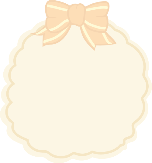 Khung, frame, nơ, bow, dễ thương, cute