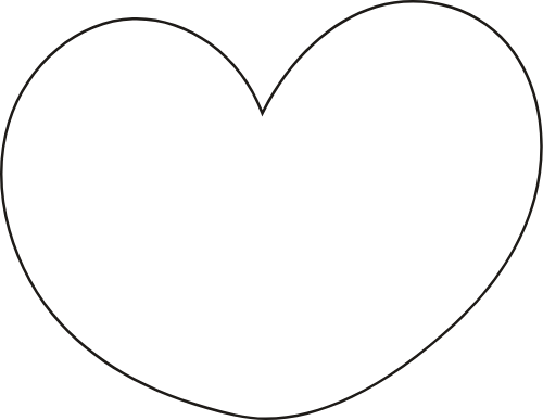Trái tim, heart, shape, hình dạng, line, viền
