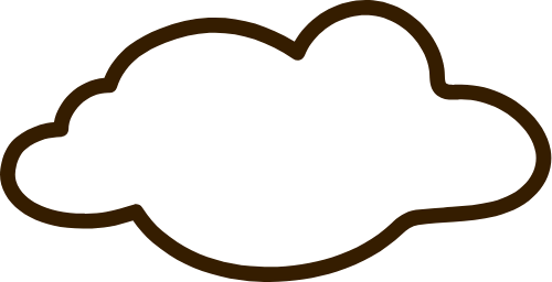 Mây, đám mây, cloud, shape, dễ thương, cute