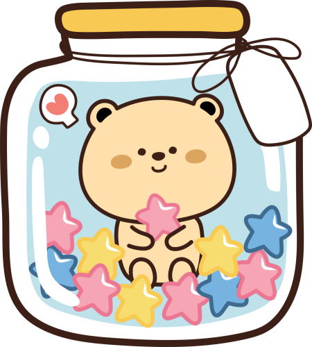 Gấu, bear, teddy, Ngôi sao, star, twinkle, cute, dễ thương