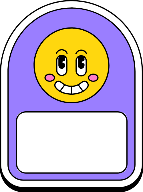 Shape, mảng, abstract, trừu tượng, y2k, smile, mặt cười