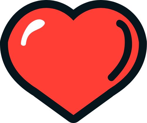 Trái tim, heart, y2k, cute, dễ thương