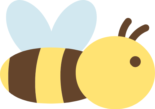 Con ong, ong, bee, cute, dễ thương