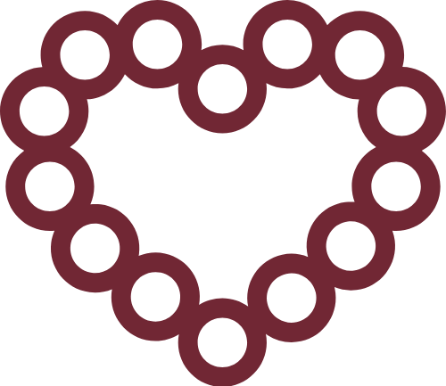 Trái tim, heart, line, shape, cute, dễ thương