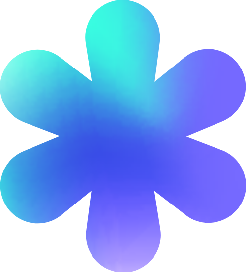 Hoa, flower, màu loang, gradient