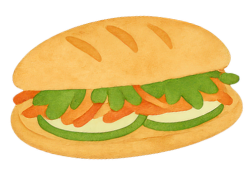 Bánh mì, bánh mì thịt, bread, Việt Nam, VietNam, Vietnamese
