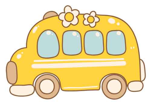 Xe buýt, bus, hoa, flower 1