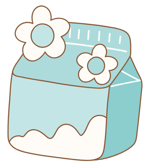 Hộp sữa, sữa, milk, hoa, flower 2