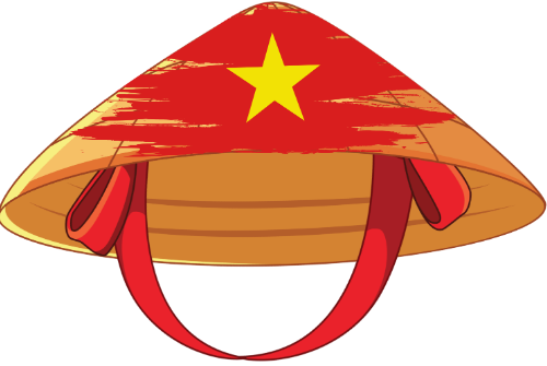 Nón, nón lá, cờ, flag, Việt Nam, conical hat