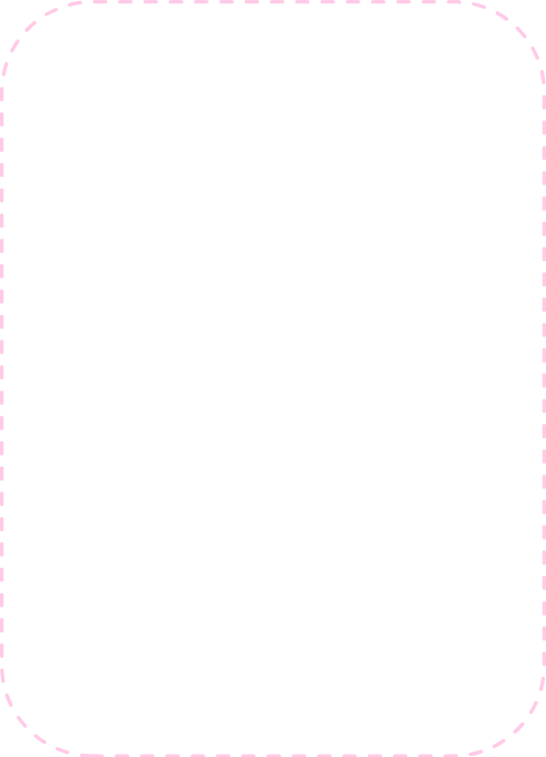 Khung, frame, line, đứt nét, dễ thương, cute