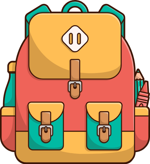 Balo, cặp, bag, giáo dục, education, dễ thương, cute