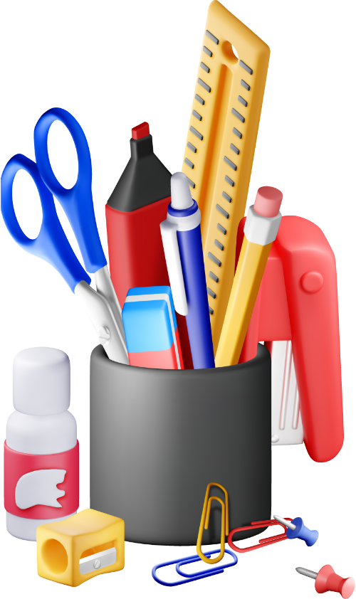 Dụng cụ học tập, bút, viết, thước, hộp bút, school supplies, pens, pencils, rulers, pencil boxes