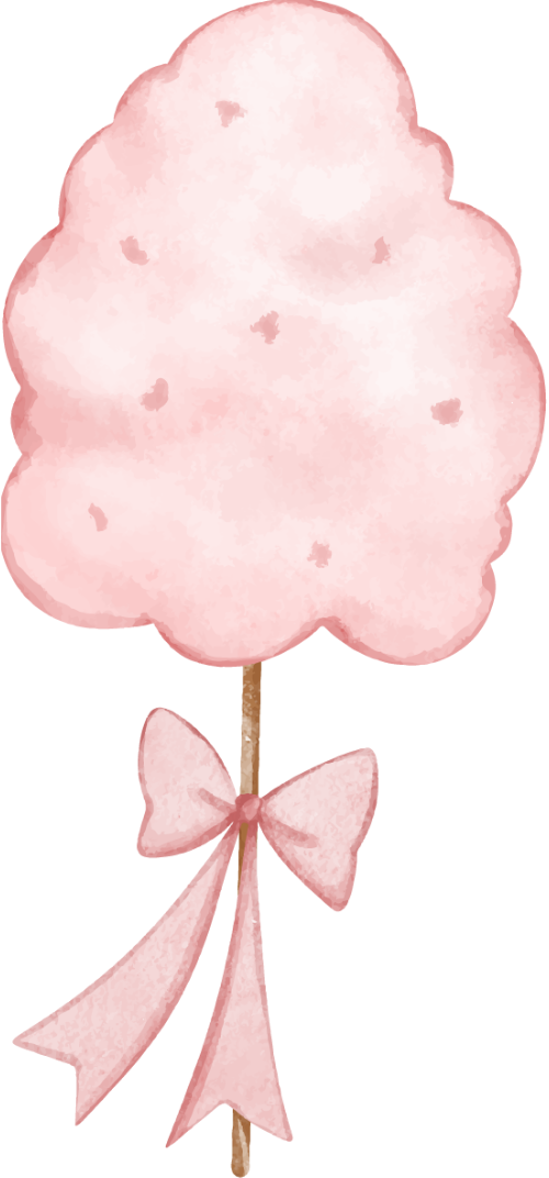 Kẹo, candy, kẹo dẻo, water color, màu nước, cute, dễ thương 5
