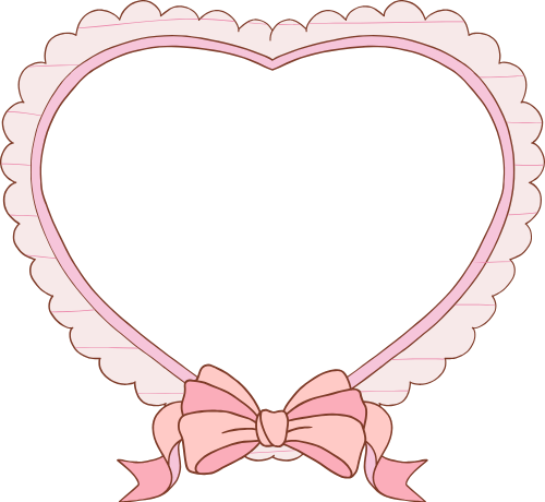 Khung, viền, nơ, frame, border, bow, tim, heart 5