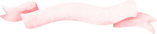 Ruy băng, ribbon, water color, màu nước, cute, dễ thương