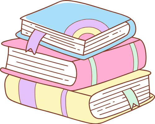 Sách, book, dụng cụ học tập, dễ thương, cute