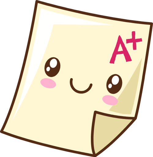 Giấy, paper, A+, giáo dục, education, dễ thương, cute