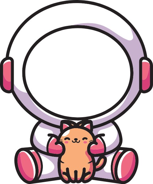 Phi hành gia, mèo, astronaut, cat, dễ thương, cute
