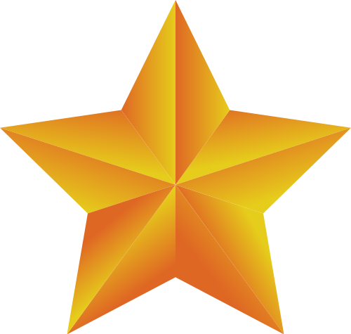 Ngôi sao, ngôi sao vàng, star, gradient