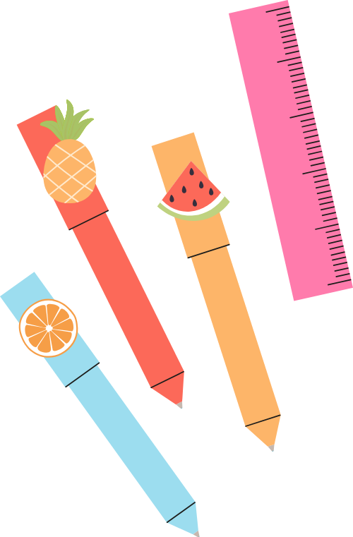 Thước, ruler, bút, viết, pen, pencil, giáo dục, education, dễ thương, cute