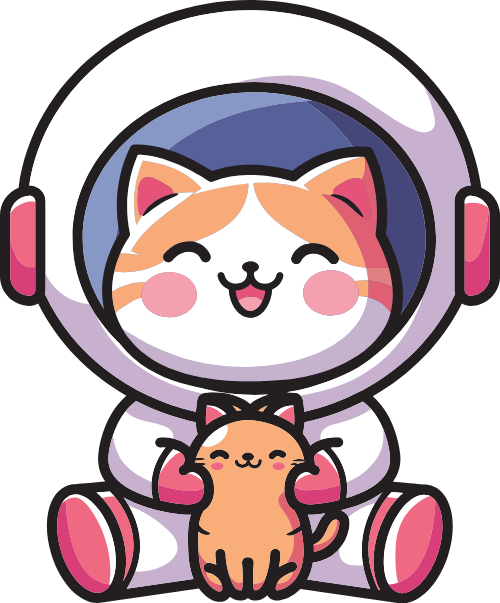 Phi hành gia, mèo, astronaut, cat, dễ thương, cute