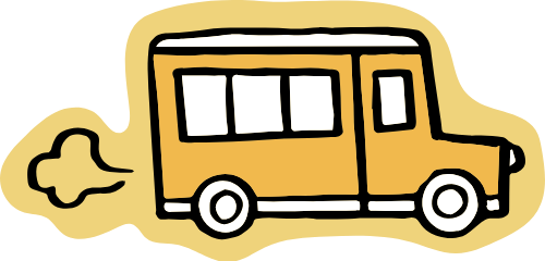 Xe, bus, xe buýt, car, giáo dục, education, cute, dễ thương