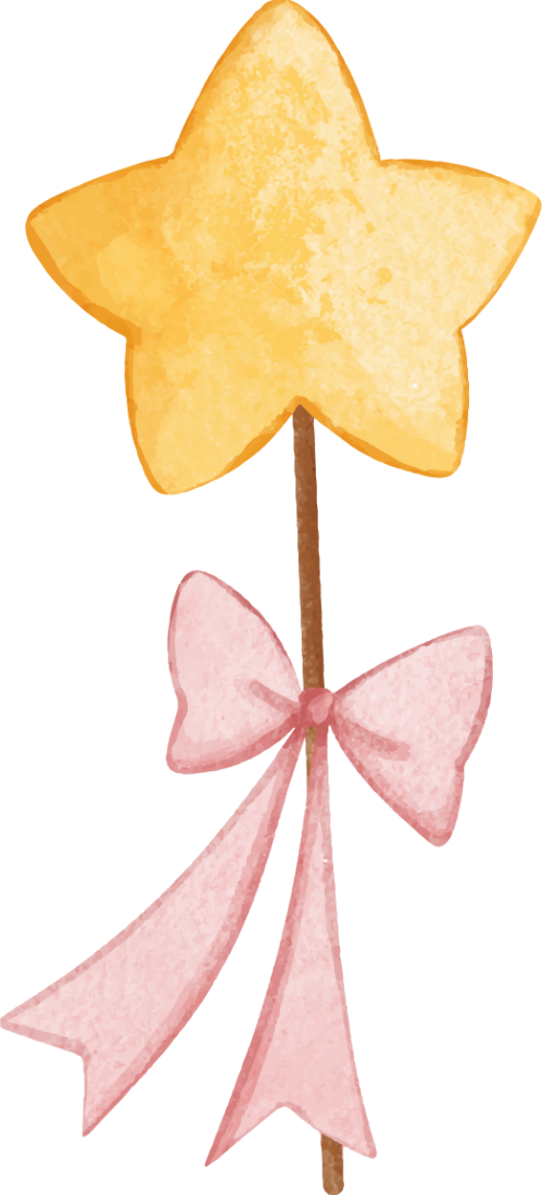Ngôi sao, star, water color, màu nước, cute, dễ thương