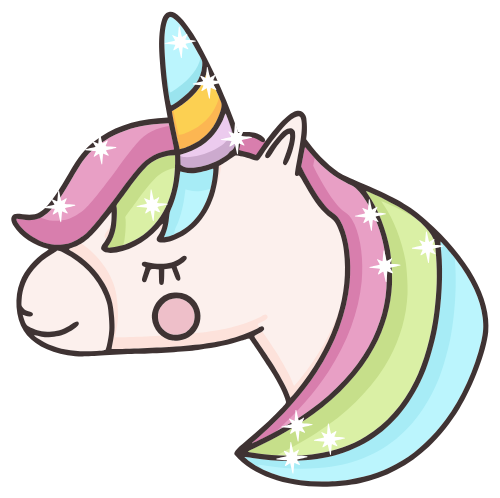 Kỳ lân, unicorn, dễ thương, cute