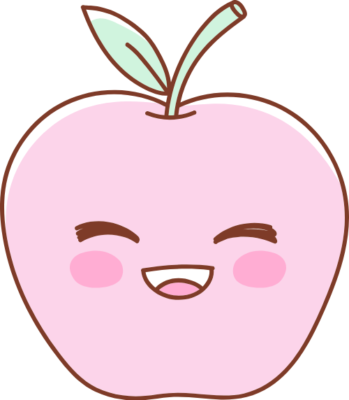 Táo, trái táo, apple, dễ thương, cute