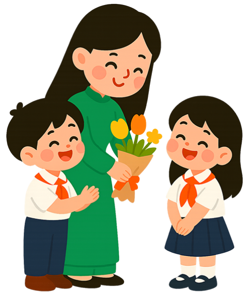 Học sinh, student, cô giáo, giáo viên, teacher, trường học, school, dễ thương, chibi 1