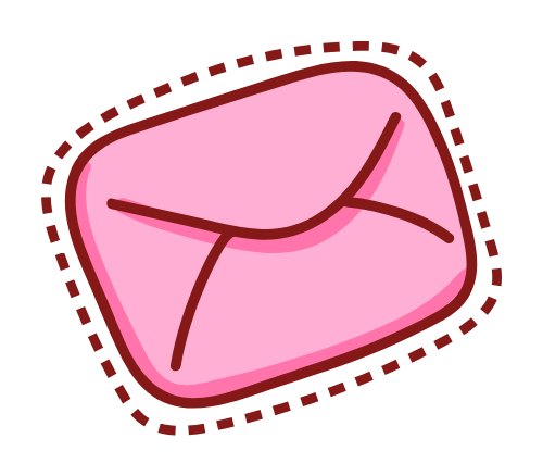 Thư, bao thư, letter, dụng cụ học tập, learning tools