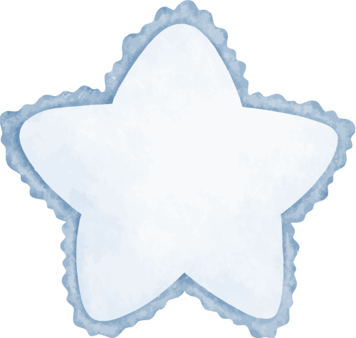 Ngôi sao, star, water color, màu nước, cute, dễ thương
