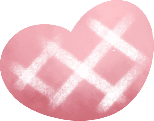 Trái tim, heart, water color, màu nước, cute, dễ thương