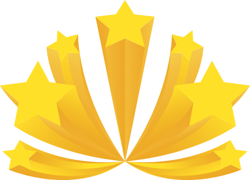 Ngôi sao, star, gradient, yellow 2