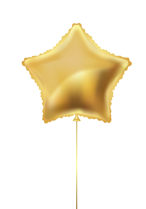 Bóng, ngôi sao, star, bong bóng, balloon, bóng bay, gradient
