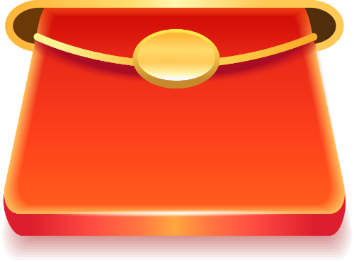 Bao lì xì, lucky money, lì xì, tết, bao thư, gradient