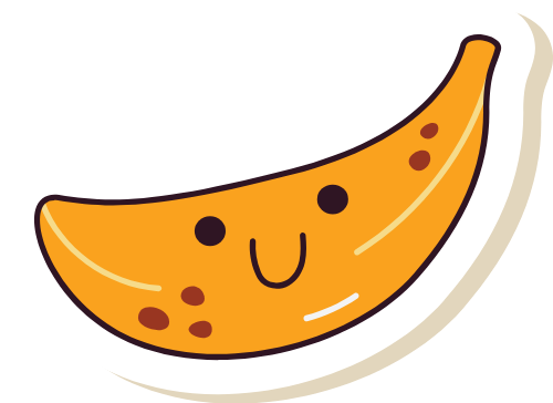 Trái chuối,  banana , dễ thương, cute