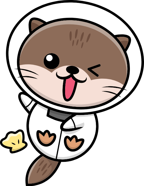 Phi hành gia, rái cá, dễ thương, astronaut, otter, cute