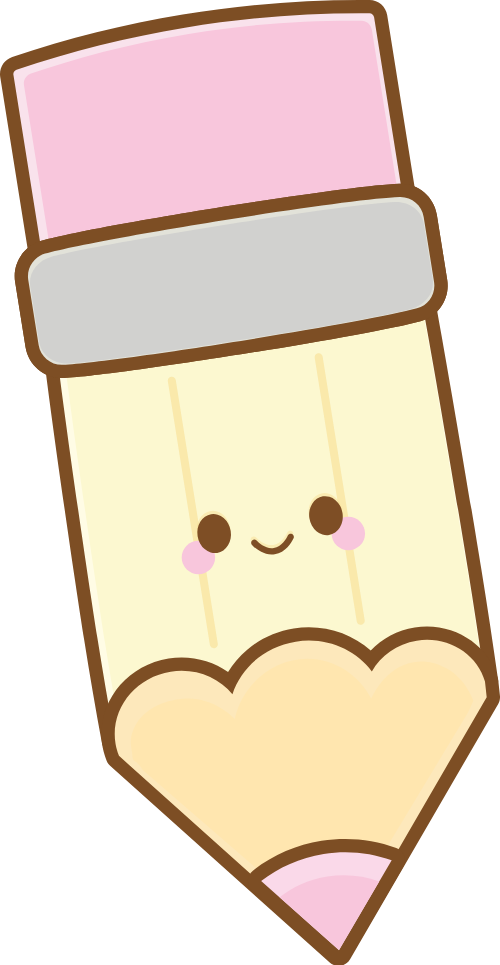 Bút chì, bút màu, bút, pen, dễ thương, cute