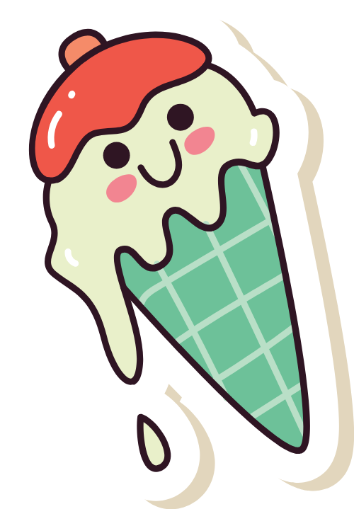 Kem, kem ốc quế, ice cream, ice cream cone