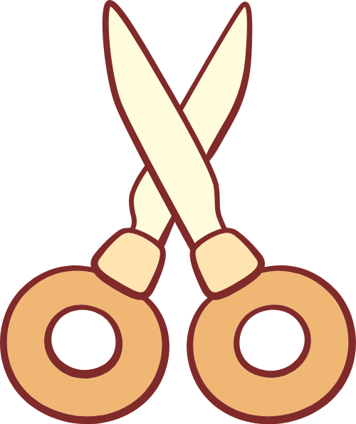 Cây kéo, kéo, cut, scissors, dễ thương, cute