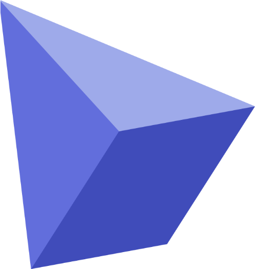 Tam giác, khối, 3d,  triangle, blocky