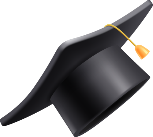 Nón, nón tốt nghiệp, hat, giáo dục, education, gradient 7