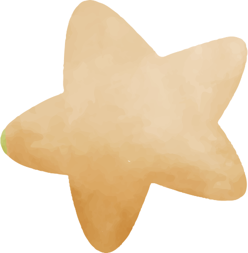 Ngôi sao, star, water color, màu nước, cute, dễ thương 5